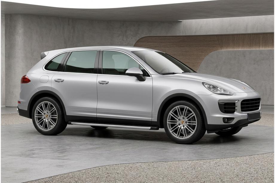 Porsche Cayenne 2010–2017 Fullmond sidetrin (2 stk., alu) Image