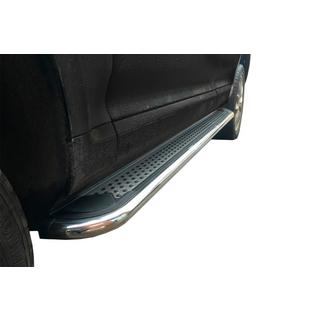 Maydos v2 sidetrin (2 stk., aluminium ↗ rustfrit stål) foto 1