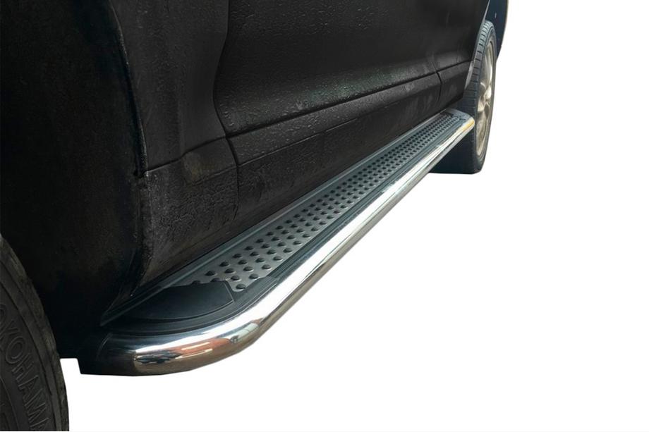 Ford Ranger 2011–2022 Maydos v2 sidetrin (2 stk., aluminium ↗ rustfrit stål) Image