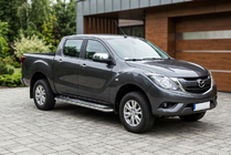 Mazda BT-50 2012– Maydos v2 sidetrin (2 stk., aluminium ↗ rustfrit stål) foto 1