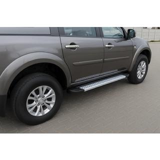 Sidetrin X5-type (2 stk., aluminium) foto 1