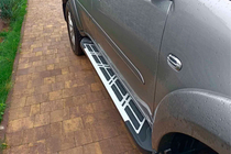 Mitsubishi Pajero Sport 2008–2015 Sunrise sidetrin (2 stk., aluminium) foto 5