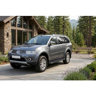Sidetrin RedLine Black (2 stk., aluminium) Mitsubishi Pajero Sport 2008–2015 foto 1