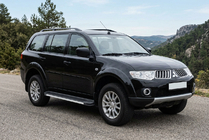 Mitsubishi Pajero Sport 2008–2015 Sidetrin Maya V1 (2 stk., aluminium) foto 1