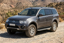 Mitsubishi Pajero Sport 2008–2015 Sidetrin Tayga (2 stk., aluminium) foto 1