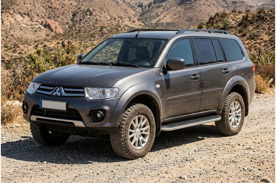 Mitsubishi Pajero Sport 2008–2015 Sidetrin Tayga (2 stk., aluminium) Image