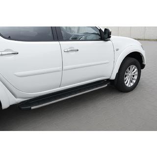 Sidetrin Fullmond (2 stk., aluminium) Mitsubishi Pajero Sport 2008–2015 foto 1