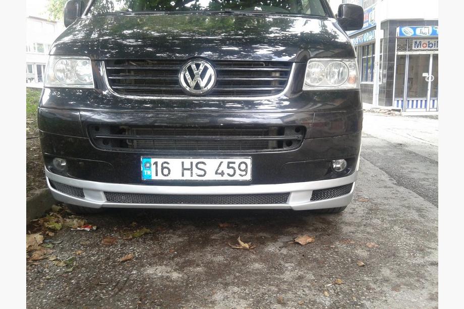Volkswagen T5 Transporter 2003–2010 Forreste nedre ABT frontlæbe med canards (til lakering) Foto 5
