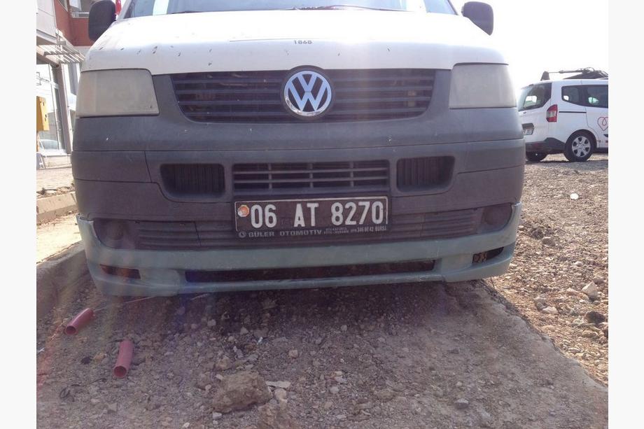 Volkswagen T5 Transporter 2003–2010 Forreste nedre ABT frontlæbe med canards (til lakering) Foto 7