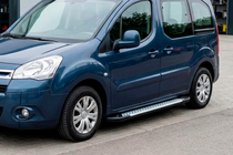 Peugeot Partner Tepee 2008–2018 Sidetrin Allmond Grey (2 stk., aluminium) foto 1
