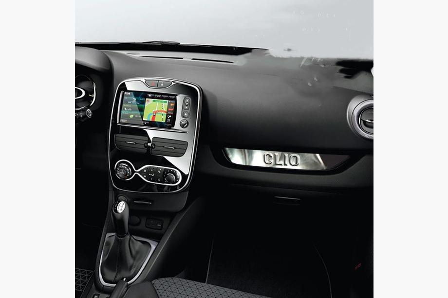 Renault Clio IV 2012–2019 Frontkonsolbeklaedning i rustfrit staal Image