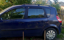 Renault Scenic/Grand 2003–2009 Sorte tagrælinger (2 stk.) Lang akselafstand (Grande) foto 8