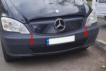 Mercedes Vito W639 2004–2014 Vinterafdækning til kofanger (2010-2015) foto 1