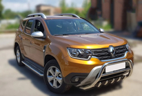 Renault Duster 2018–2024 Kængurubøjle uden skrift WT003 (rustfrit stål) foto 7