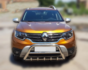 Renault Duster 2018–2024 Kængurubøjle uden skrift WT003 (rustfrit stål) foto 8
