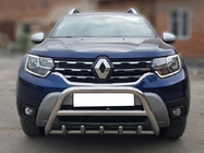 Renault Duster 2018–2024 Kængurubøjle uden skrift WT003 (rustfrit stål) foto 2