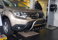 Renault Duster 2018–2024 Kængurubøjle uden skrift WT003 (rustfrit stål) foto 15