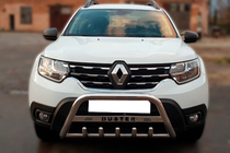 Dacia Duster 2018–2024 Kængurugitter med påskriften WT004 (rustfrit stål) foto 1