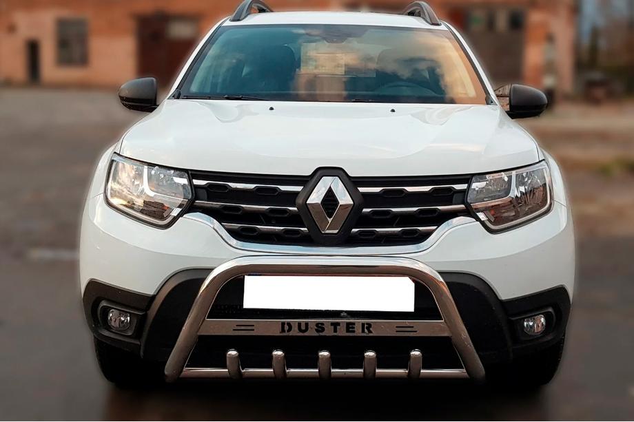 Dacia Duster 2018–2024 Kængurugitter med påskriften WT004 (rustfrit stål) Image