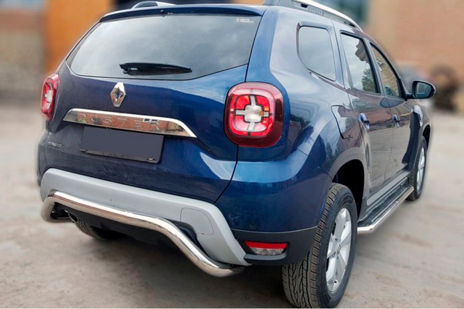 Dacia Duster 2018–2024 Bageste beskyttelsesbøjle AK007 (rustfrit stål) Image