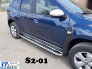 Renault Duster 2018–2024 Premium sidetrin (sæt 2 stk., rustfrit stål) foto 3