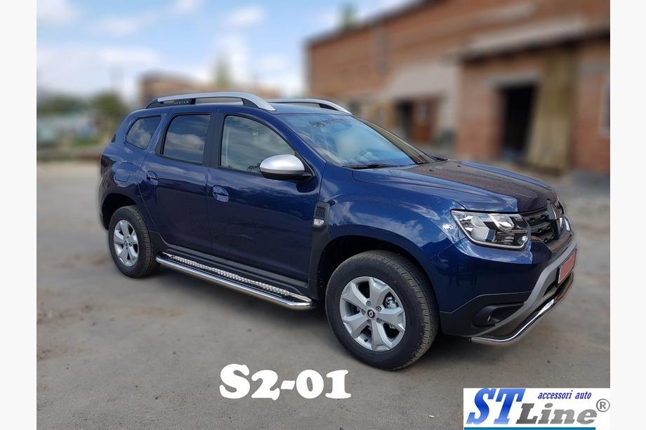 Renault Duster 2018–2024 Premium sidetrin (sæt 2 stk., rustfrit stål) Image