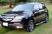 Acura MDX 2007–2013 Siderør (2 stk., rustfrit stål) foto 3