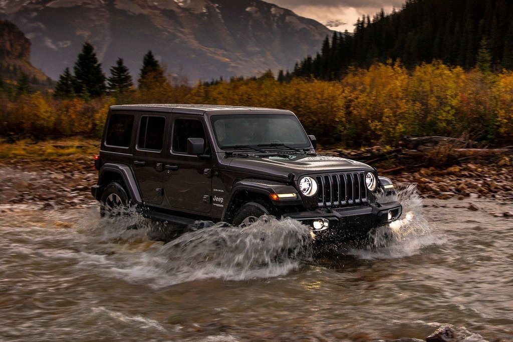 Fem-dørs Jeep Wrangler SUV i fjerde generation