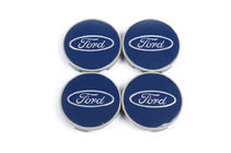 Ford Centerkapsler til fælge 69/64 mm blå (4 stk.) foto 2