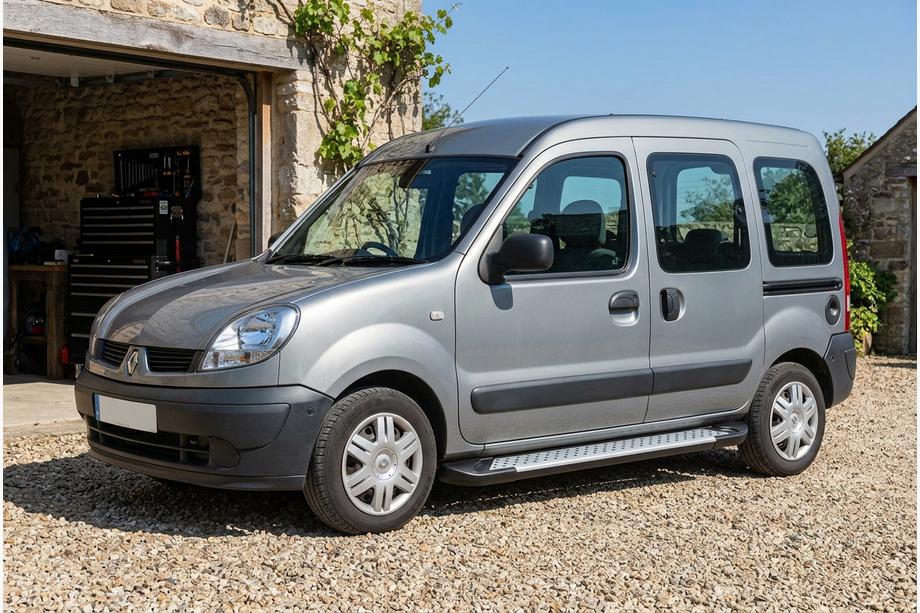 Renault Kangoo 1998–2008 Sidetrin Allmond Grey (2 stk., aluminium) Image