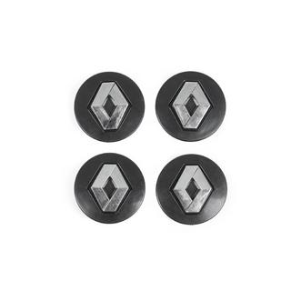 Sorte fælgcenterkapsler 5882B (56 mm til 52 mm, 4 stk.) foto 2