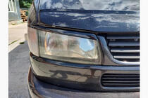 Volkswagen T4 Caravelle/Multivan 1990–2003 Lygtevipper til skrå motorhjelm (2 stk.) Sort højglans foto 4