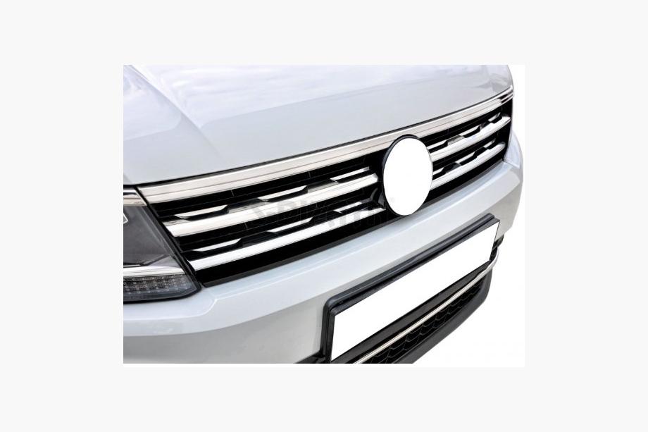 Volkswagen Tiguan 2016–2023 Krom kantlister til grill og forlygter 2016-2020 (3 stk., rustfrit stål) Foto 3