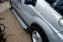 Renault Trafic 2001–2015 Sidetrin X5-type (2 stk., alu.) foto 5