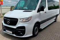 Mercedes Sprinter W907/W910 2018– Sidetrin Maya V2 (2 stk., aluminium) foto 2