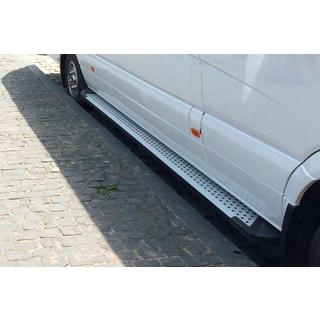 Sidetrin Allmond Grey (2 stk., aluminium) foto 1