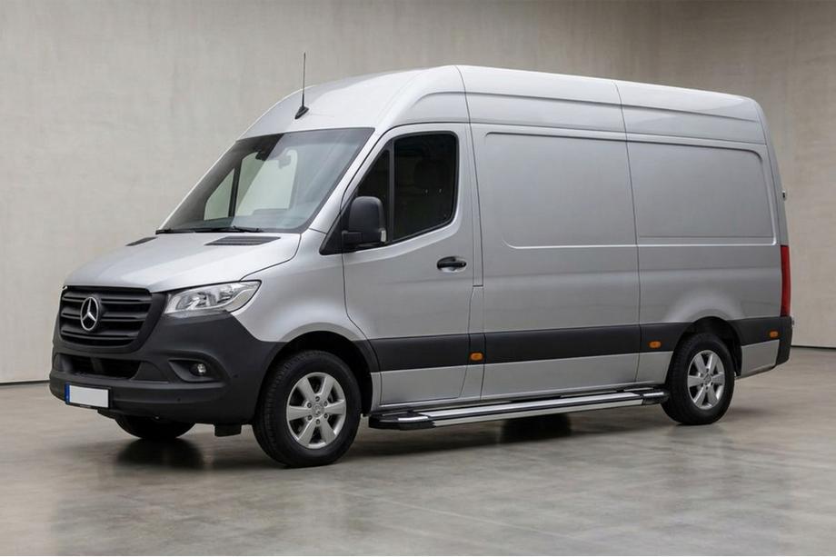 Mercedes Sprinter W907/W910 2018– Rainbow sidetrin (2 stk., aluminium) Image