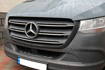 Mercedes Sprinter W907/W910 2018– Grillister (5 stk., rustfrit stål) foto 1