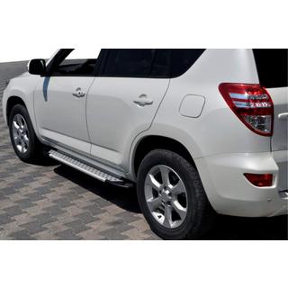 Sidetrin Allmond Grey (2 stk., aluminium)