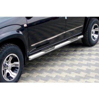 Siderør til standard base (2 stk., rustfrit stål) Toyota Rav 4 2006–2013 foto 1