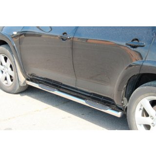 Siderør til standard base (2 stk., rustfrit stål) Toyota Rav 4 2006–2013 foto 3
