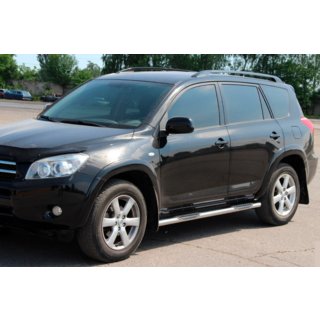 Siderør til standard base (2 stk., rustfrit stål) Toyota Rav 4 2006–2013 foto 2