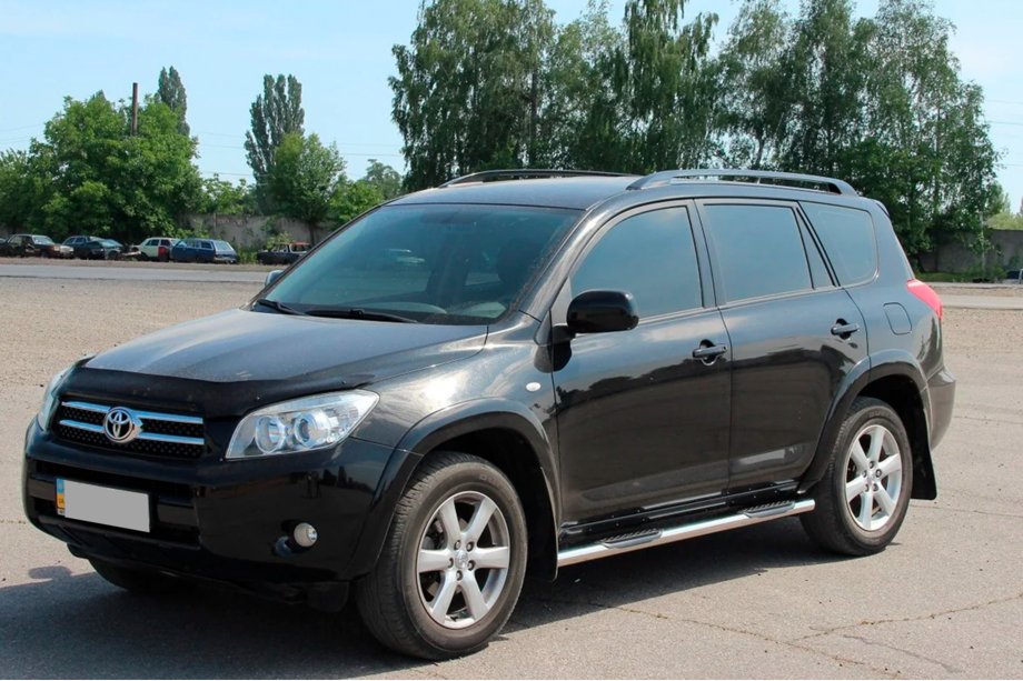 Toyota Rav 4 2006–2013 Siderør til standard base (2 stk., rustfrit stål) Foto 4