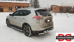 Nissan X-trail T32/Rogue 2014–2021 Premium sidetrin (sæt 2 stk., rustfrit stål) Ø60 mm foto 3