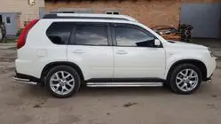 Nissan X-trail T31 2007–2014 Premium sidetrin (sæt 2 stk., rustfrit stål) foto 1
