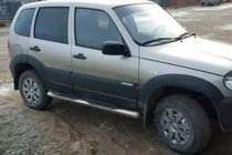 Chevrolet Niva 1998–2020 Siderør (2 stk., rustfrit stål) foto 2