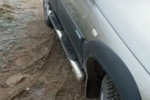 Chevrolet Niva 1998–2020 Siderør (2 stk., rustfrit stål) foto 8