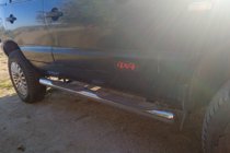 Chevrolet Niva 1998–2020 Siderør (2 stk., rustfrit stål) foto 7