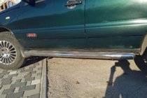 Chevrolet Niva 1998–2020 Siderør (2 stk., rustfrit stål) foto 6
