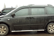 Kia Carnival 2002–2013 Siderør (2 stk., rustfrit stål) foto 1